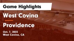 West Covina  vs Providence  Game Highlights - Oct. 7, 2023