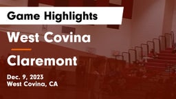 West Covina  vs Claremont  Game Highlights - Dec. 9, 2023