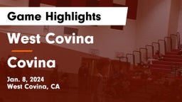 West Covina  vs Covina  Game Highlights - Jan. 8, 2024