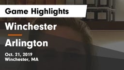 Winchester  vs Arlington  Game Highlights - Oct. 21, 2019