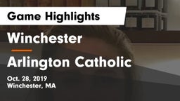 Winchester  vs Arlington Catholic  Game Highlights - Oct. 28, 2019