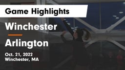 Winchester  vs Arlington Game Highlights - Oct. 21, 2022