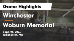 Winchester  vs Woburn Memorial  Game Highlights - Sept. 26, 2023