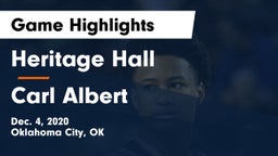 Heritage Hall  vs Carl Albert   Game Highlights - Dec. 4, 2020