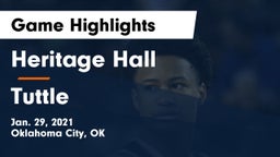 Heritage Hall  vs Tuttle  Game Highlights - Jan. 29, 2021