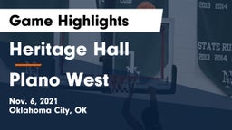 Heritage Hall  vs Plano West  Game Highlights - Nov. 6, 2021