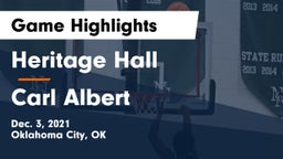 Heritage Hall  vs Carl Albert   Game Highlights - Dec. 3, 2021