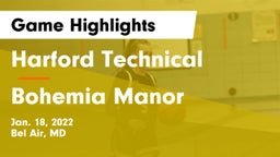 Harford Technical  vs Bohemia Manor  Game Highlights - Jan. 18, 2022