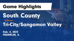 South County  vs Tri-City/Sangamon Valley Game Highlights - Feb. 4, 2023