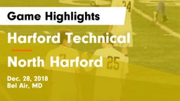 Harford Technical  vs North Harford  Game Highlights - Dec. 28, 2018