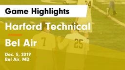 Harford Technical  vs Bel Air  Game Highlights - Dec. 5, 2019