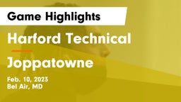 Harford Technical  vs Joppatowne  Game Highlights - Feb. 10, 2023