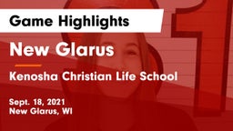 New Glarus  vs Kenosha Christian Life School Game Highlights - Sept. 18, 2021