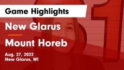 New Glarus  vs Mount Horeb  Game Highlights - Aug. 27, 2022