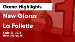 New Glarus  vs La Follette  Game Highlights - Sept. 17, 2022
