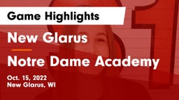 New Glarus  vs Notre Dame Academy Game Highlights - Oct. 15, 2022