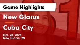 New Glarus  vs Cuba City  Game Highlights - Oct. 20, 2022