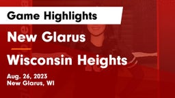 New Glarus  vs Wisconsin Heights  Game Highlights - Aug. 26, 2023