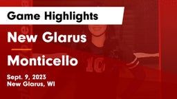 New Glarus  vs Monticello  Game Highlights - Sept. 9, 2023