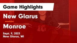 New Glarus  vs Monroe  Game Highlights - Sept. 9, 2023