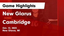 New Glarus  vs Cambridge  Game Highlights - Oct. 12, 2023