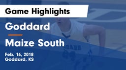 Goddard  vs Maize South  Game Highlights - Feb. 16, 2018