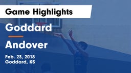 Goddard  vs Andover  Game Highlights - Feb. 23, 2018