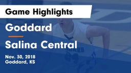 Goddard  vs Salina Central  Game Highlights - Nov. 30, 2018