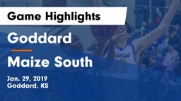 Goddard  vs Maize South  Game Highlights - Jan. 29, 2019