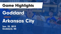 Goddard  vs Arkansas City  Game Highlights - Jan. 25, 2019