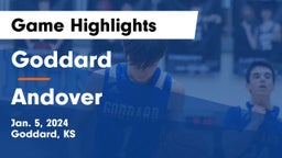 Goddard  vs Andover  Game Highlights - Jan. 5, 2024