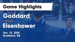 Goddard  vs Eisenhower  Game Highlights - Jan. 12, 2024