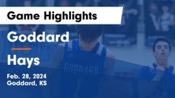 Goddard  vs Hays  Game Highlights - Feb. 28, 2024