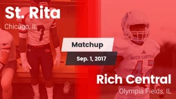 Matchup: St. Rita  vs. Rich Central  2017