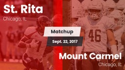 Matchup: St. Rita  vs. Mount Carmel  2017