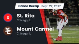 Recap: St. Rita  vs. Mount Carmel  2017