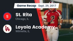 Recap: St. Rita  vs. Loyola Academy  2017