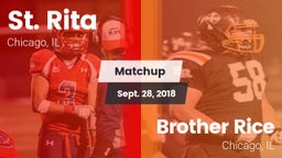 Matchup: St. Rita  vs. Brother Rice  2018