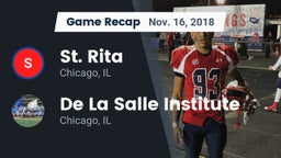 Recap: St. Rita  vs. De La Salle Institute 2018