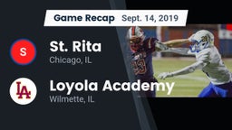 Recap: St. Rita  vs. Loyola Academy  2019