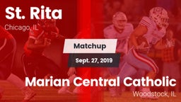 Matchup: St. Rita  vs. Marian Central Catholic  2019