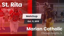 Matchup: St. Rita  vs. Marian Catholic  2019