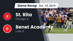 Recap: St. Rita  vs. Benet Academy  2019