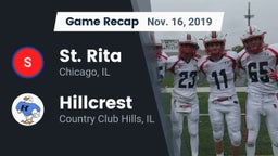 Recap: St. Rita  vs. Hillcrest  2019