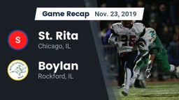 Recap: St. Rita  vs. Boylan  2019