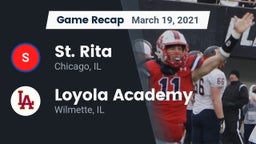 Recap: St. Rita  vs. Loyola Academy  2021