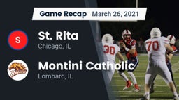 Recap: St. Rita  vs. Montini Catholic  2021