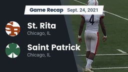 Recap: St. Rita  vs. Saint Patrick  2021