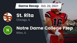Recap: St. Rita  vs. Notre Dame College Prep 2021