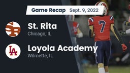 Recap: St. Rita  vs. Loyola Academy  2022